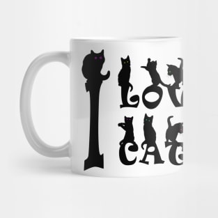 I Love Cats #1 Mug